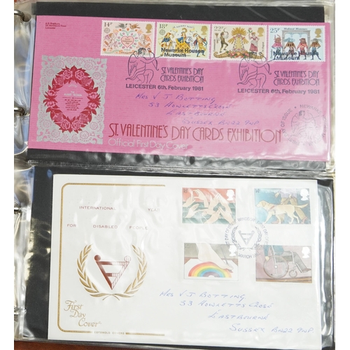 2039 - Collection of stamps and first day covers including presentation packs, some arranged in albums