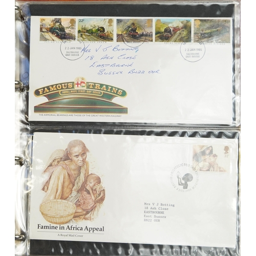 2039 - Collection of stamps and first day covers including presentation packs, some arranged in albums