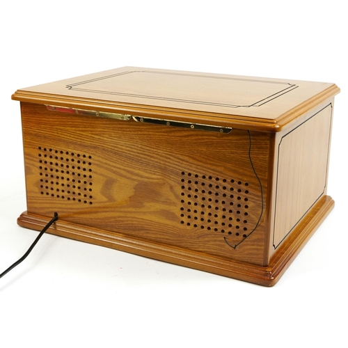 1242 - Retro Classic radiogram/CD player model D516/2137, 46cm wide