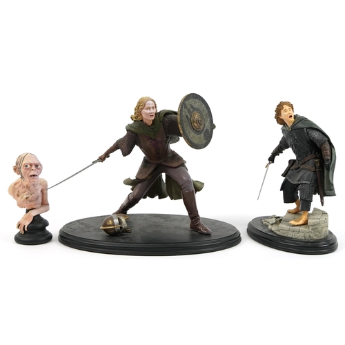 1407 - Three Lord of the Rings, The Return of the King Sideshow Weta figures comprising Miranda Otto as Eow... 