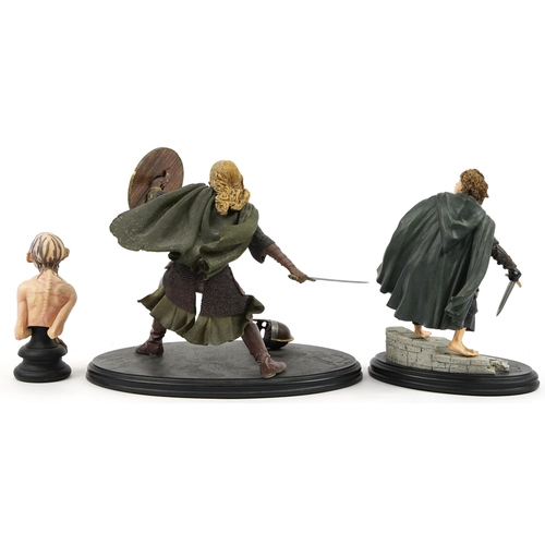 1407 - Three Lord of the Rings, The Return of the King Sideshow Weta figures comprising Miranda Otto as Eow... 