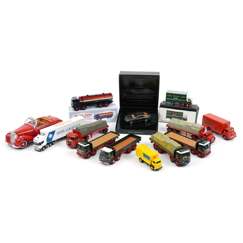 1438 - Collection of diecast model vehicles including Dinky, Corgi and Vanguards, some with boxes