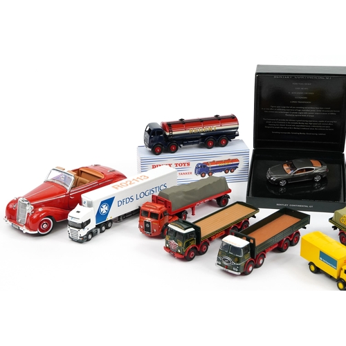 1438 - Collection of diecast model vehicles including Dinky, Corgi and Vanguards, some with boxes