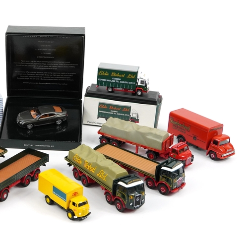 1438 - Collection of diecast model vehicles including Dinky, Corgi and Vanguards, some with boxes