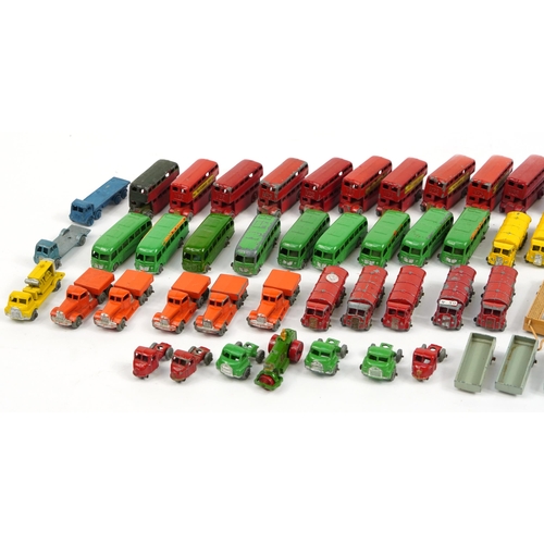 1462 - Collection of miniature Lesney diecast vehicles including London buses