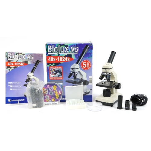 1399 - Bresser Biolux NG 40X-1024X microscope with box