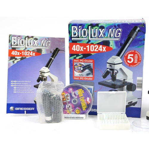 1399 - Bresser Biolux NG 40X-1024X microscope with box