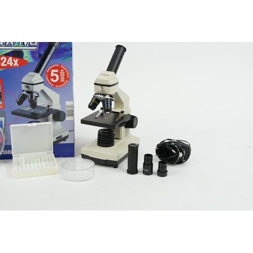 1399 - Bresser Biolux NG 40X-1024X microscope with box