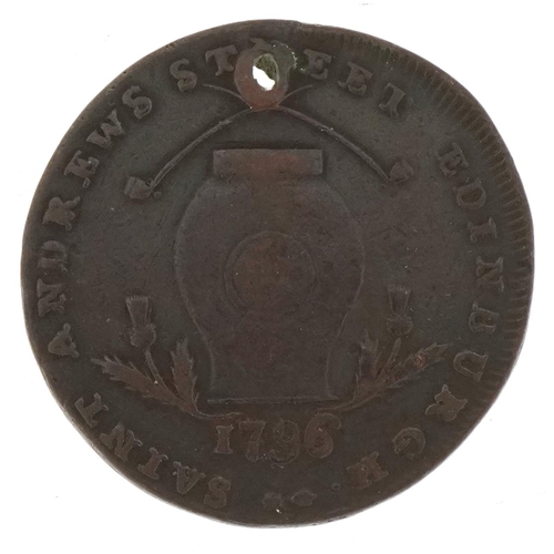 1925 - 18th century snuff token dated 1796