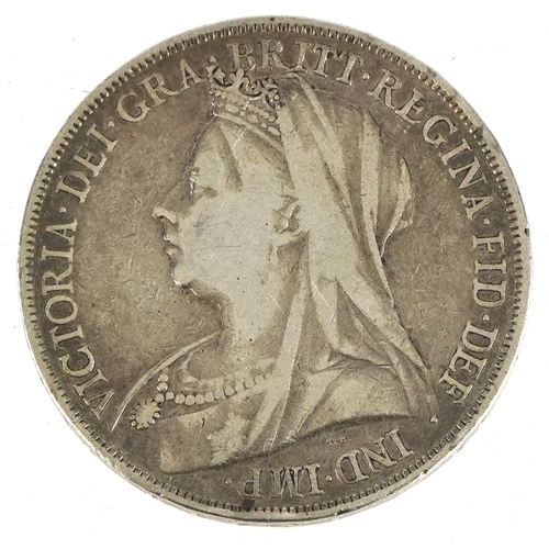 1906 - Queen Victoria 1900 silver crown