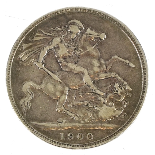 1906 - Queen Victoria 1900 silver crown