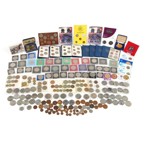 1901 - Antique and later British and world coins including British first decimal coin sets and commemorativ... 