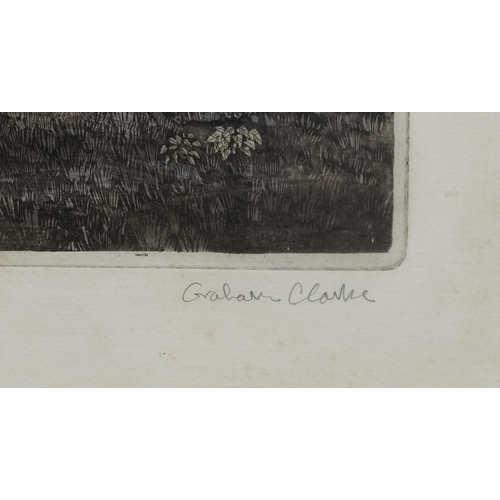 168 - Graham Clarke - A Rather Cordial Entente, pencil signed etching in colour, limited edition 196/250, ... 