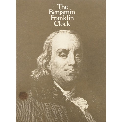 306 - Replica model of Benjamin Franklin's wall clock built in London by Thwaites & Reed Ltd, limited edit... 