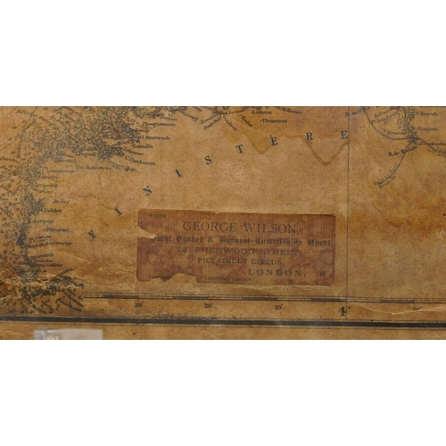 1291 - Three Canvas backed Admiralty maps