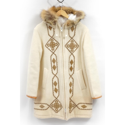 1712 - Kelsey Trail pure virgin wool, Canadian Eskimo coat, 110cm in length