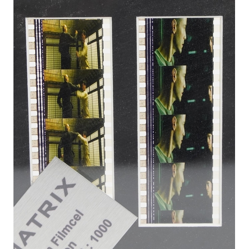 1410 - Three limited edition film cell displays comprising The Matrix, Harry Potter and the Chamber of Secr... 