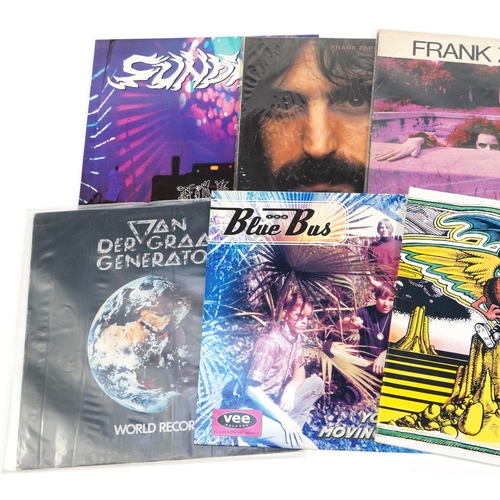 1731 - Vinyl LP records including Frank Zappa Hot Rats, The Doors and Blue Bus