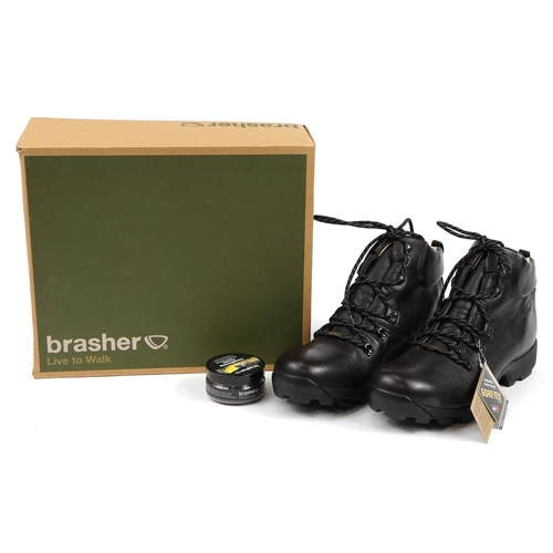 1701 - Pair of Brasher Supalite gentlemen's leather boots, size 10 1/5 with box