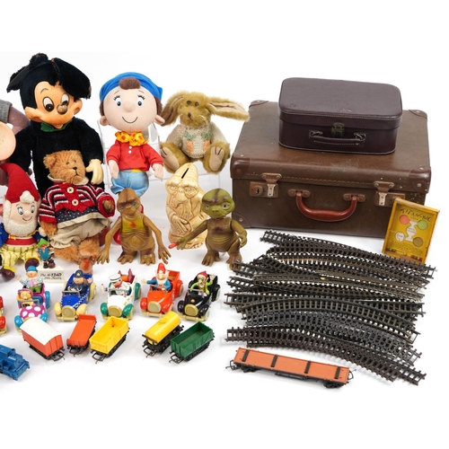 1451 - Vintage and later toys including Corgi Noddy Toyland cars, ET figures, model railway trains and trac... 