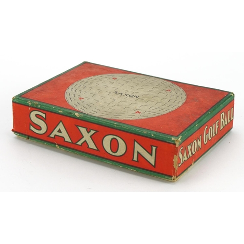 365 - Boxed set of twelve vintage Saxon golf balls