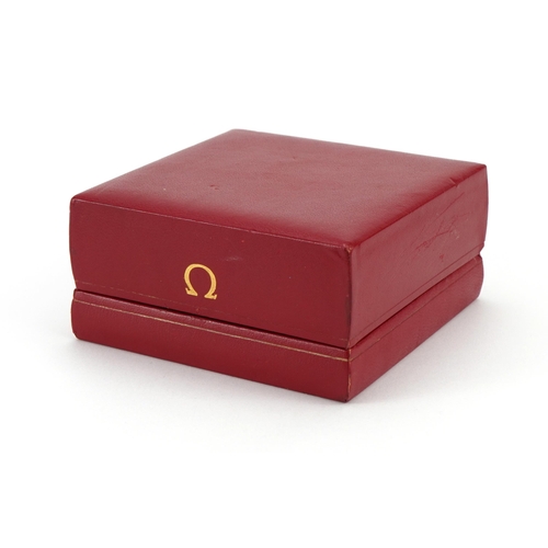 2622 - Omega red leatherette watch box