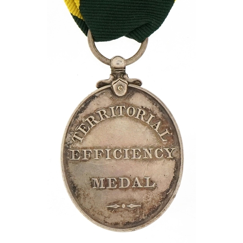 1749 - British military World War II Territorial Efficient Service medal awarded to 4258994 FSR.R.GEGGIE.7N... 