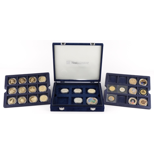 1894 - Collection of proof and other coins arranged in a fitted case including HRH Prince George of Cambrid... 