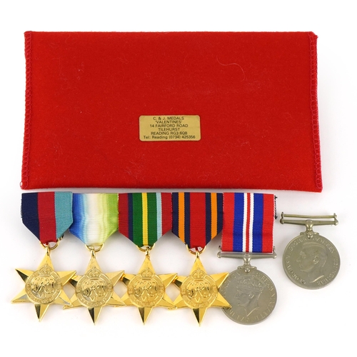 1742A - British military World War II six medal group