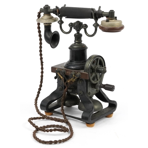 78 - Vintage Ericsson number 16 telephone, 30cm high