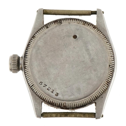 2099 - Oyster Watch Company, gentlemen's stainless steel wristwatch with subsidiary dial, the case number 6... 