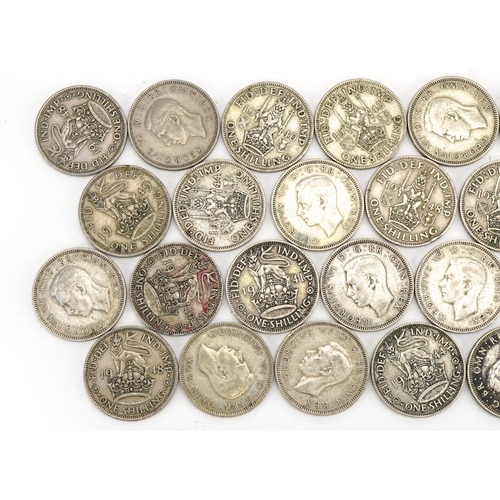 1938 - Thirty George VI shillings, approximately 169g