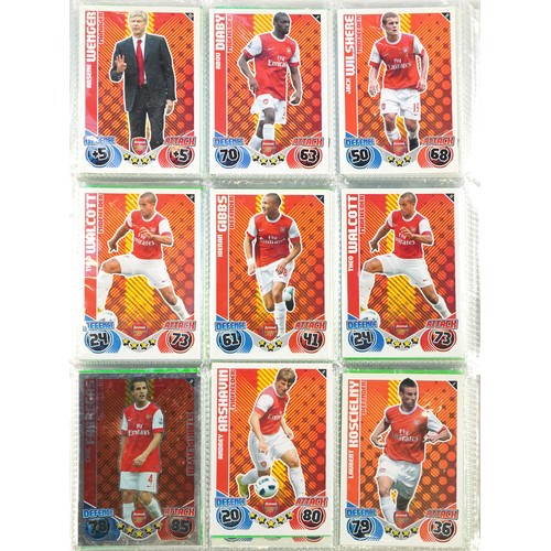 1432 - Topps Match Attax football cards including Sorensen, Scholls, Ferguson, Alonso and Upson West Ham pl... 