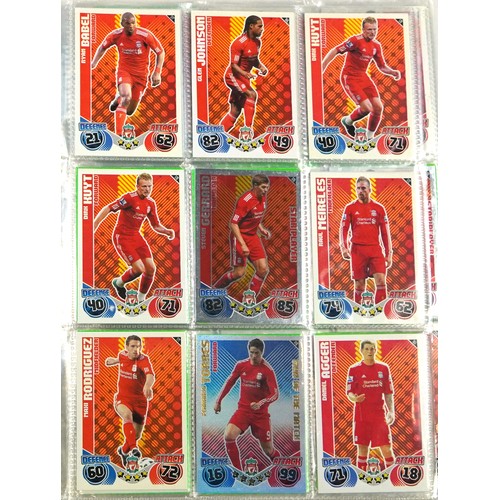 1432 - Topps Match Attax football cards including Sorensen, Scholls, Ferguson, Alonso and Upson West Ham pl... 