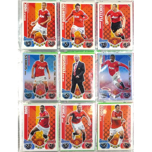 1432 - Topps Match Attax football cards including Sorensen, Scholls, Ferguson, Alonso and Upson West Ham pl... 