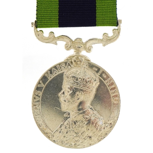 648 - British military George V India General Service medal awarded to 2727SEP.MUNSHI KHAN.3-1.PUNJAB I