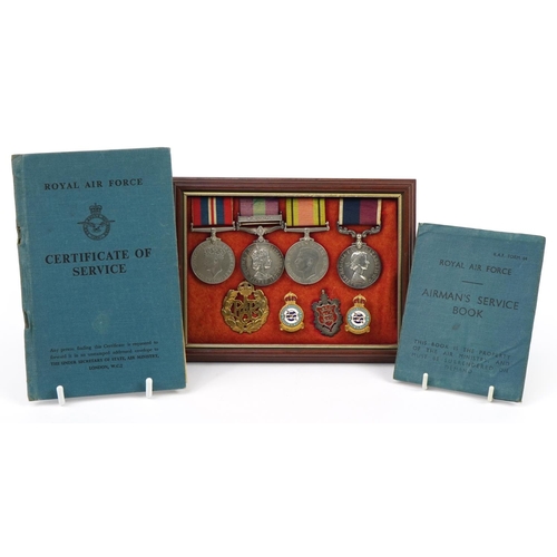 660 - British military World War II and later Royal Air Force medal group relating to Sergeant Horace Stan... 