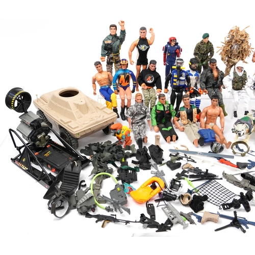 466 - Large collection of vintage and later Action Man figures, vehicles, clothing and accessories