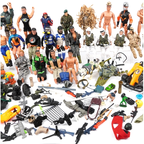 466 - Large collection of vintage and later Action Man figures, vehicles, clothing and accessories