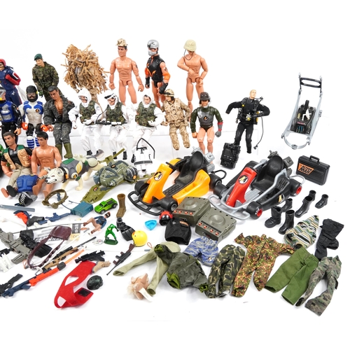 466 - Large collection of vintage and later Action Man figures, vehicles, clothing and accessories