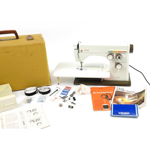 1140 - Husqvarna Viking electric sewing machine with case, model 5530