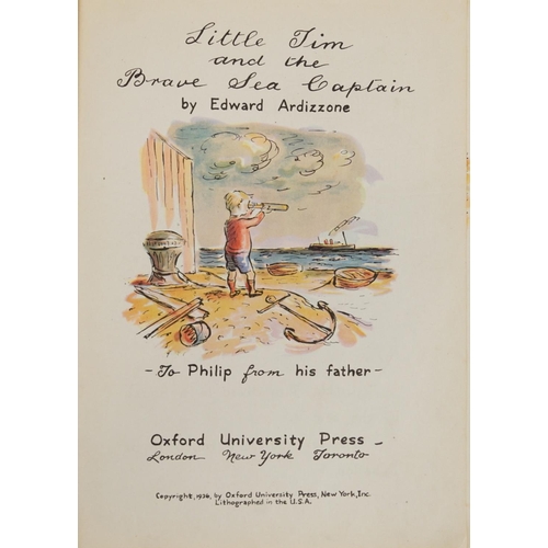 621 - Little Tim and The Brave Sea Captain, hardback children's book by Edward Ardizzone published by Oxfo... 