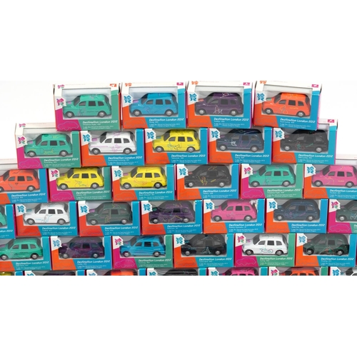 465 - Collection of London 2012 Olympic diecast vehicles with boxes