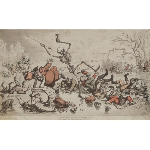 1368 - Thomas Rowlandson - Plutus Commands in a Church and to the Arms of Doting Age, she Yields her Charms... 