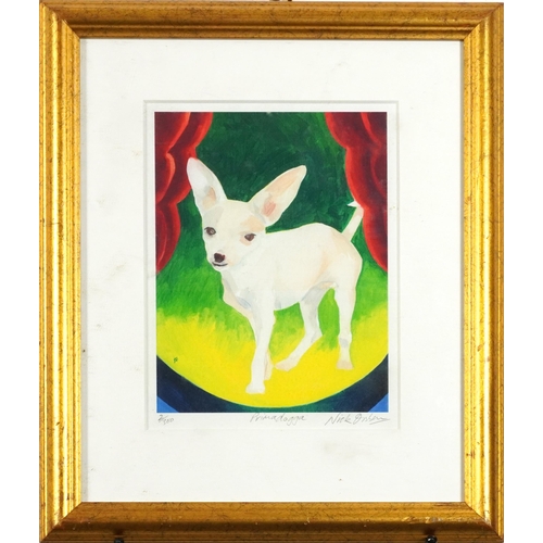 1447 - Nick Osborn - Prima Dogga, pencil signed print in colour, limited edition 2/300, mounted, framed and... 