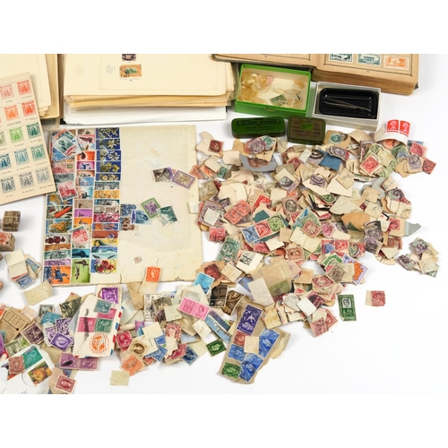 583 - Collection of antique and later world stamps, some arranged in albums