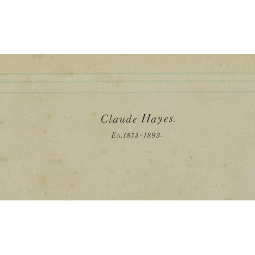 1369 - Claude Hayes - The Corner House, 19th century watercolour, inscribed From artist's family (granddaug... 