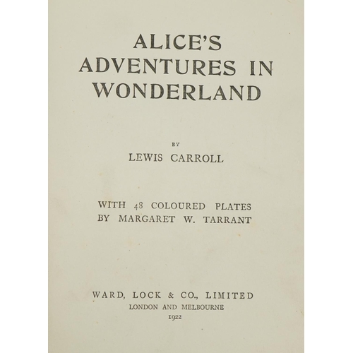 620 - Alice's Adventures in Wonderland by Lewis Carroll, hardback book published Wardlock & Co London and ... 