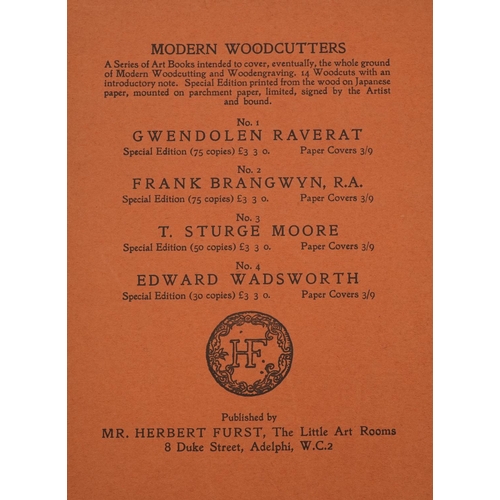 615 - Modern Woodcutters by Edward Wadsworth, published The Little Art Rooms, Adelphi