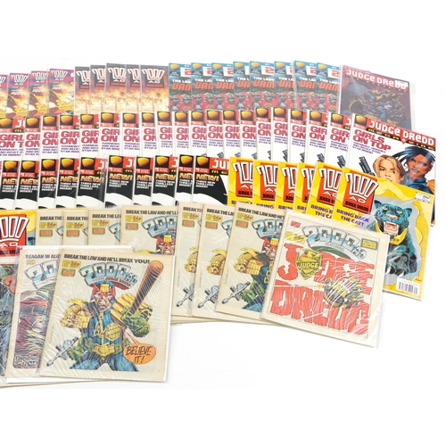 481 - Collection of vintage and later comics including 2000AD and Judge Dredd